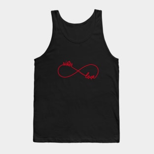 Sister love, infinity sign Tank Top